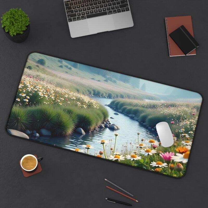 Nature Desk Mat with Tranquil Meadow Design for Inspiring Workspaces - Image 12