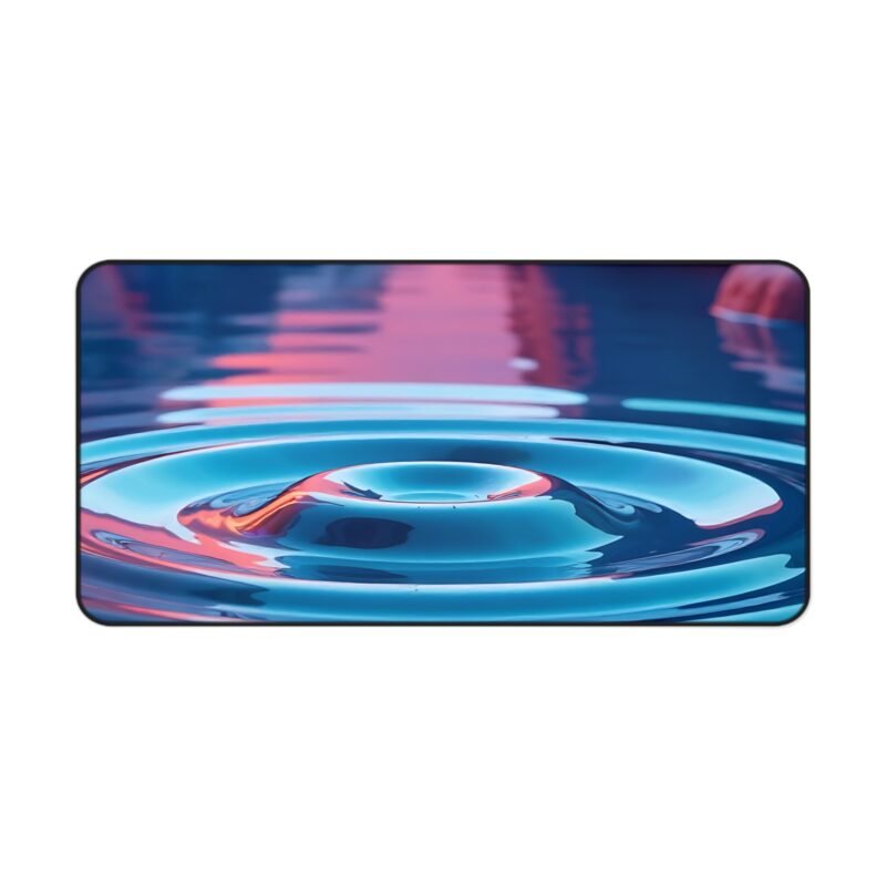 Serene Water Ripple Desk Mat for a Calming Workspace Decor - Image 9