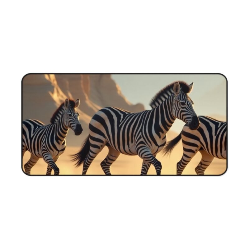 Zebra Desk Mat with African Savannah Design for Nature-Inspired Workspaces - Image 9