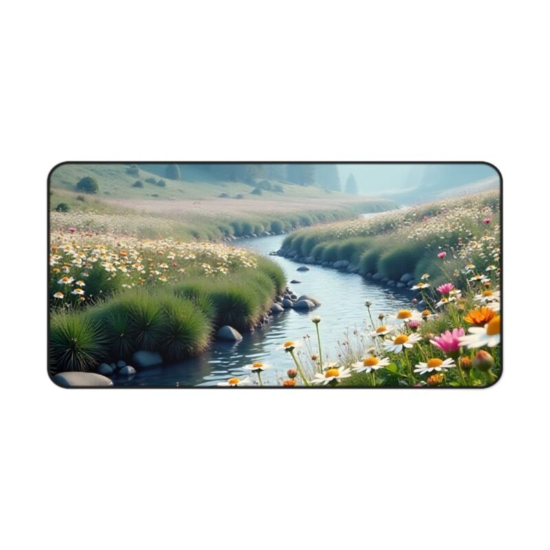 Nature Desk Mat with Tranquil Meadow Design for Inspiring Workspaces - Image 9
