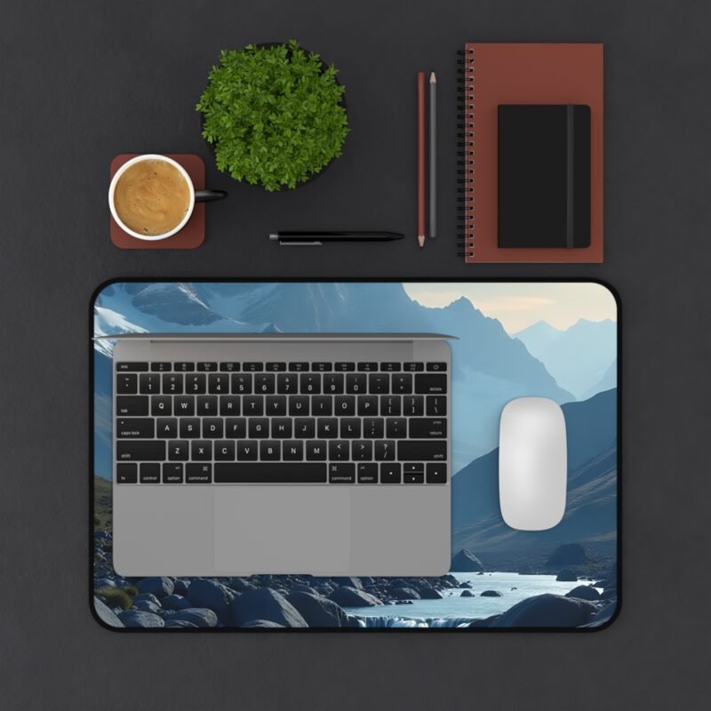 Mountain Moon Nature Desk Mat for a Serene and Inspiring Workspace - Image 3