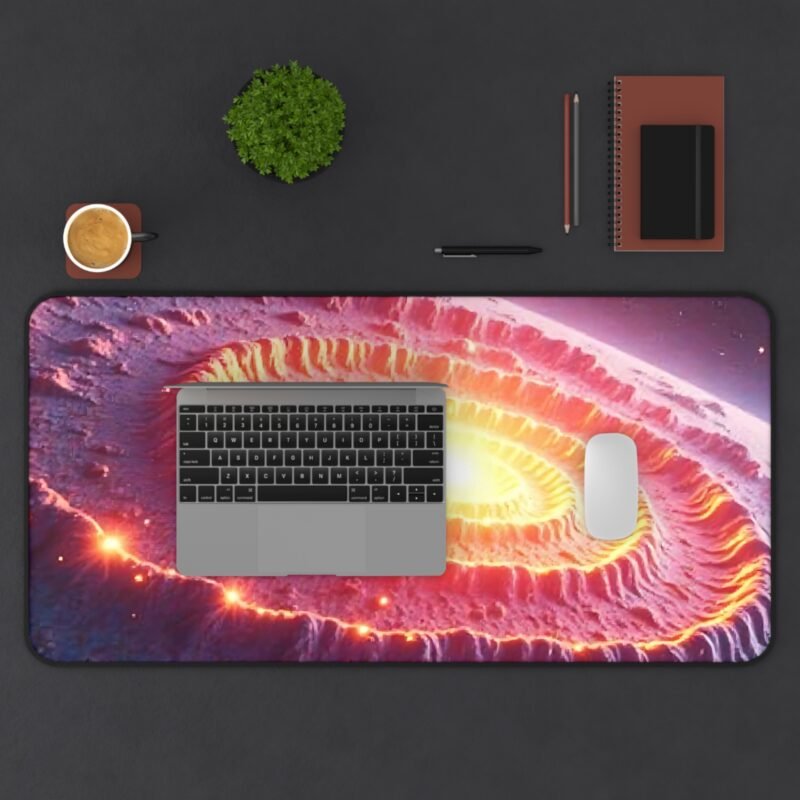 Fiery Galaxy Desk Mat for Sci-Fi Enthusiasts and Astronomers - Image 11