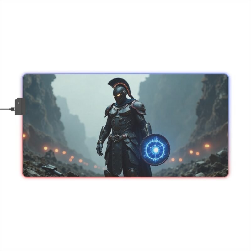 Fantasy Gaming Mouse Pad with Mystical Warrior Design for Immersive Gameplay