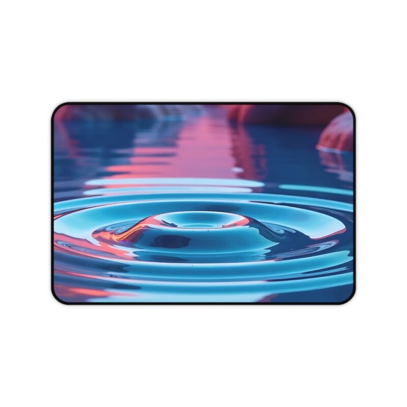 Serene Water Ripple Desk Mat for a Calming Workspace Decor