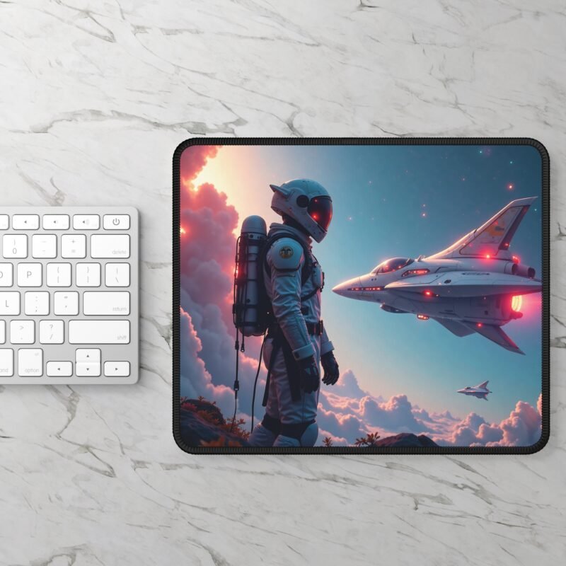 Galaxy Gaming Mouse Pad with Astronaut Design for Precision and Sci-Fi Aesthetics - Image 2