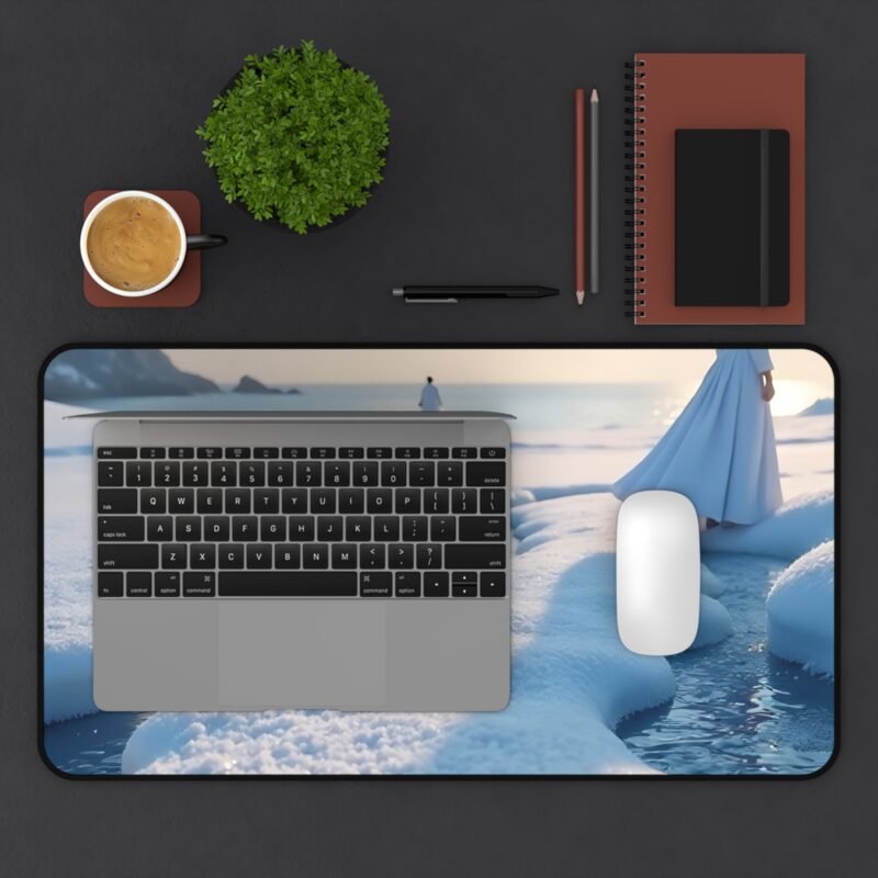 Winter Desk Mat with Serene Snowy Escape for a Calm and Focused Workspace - Image 7