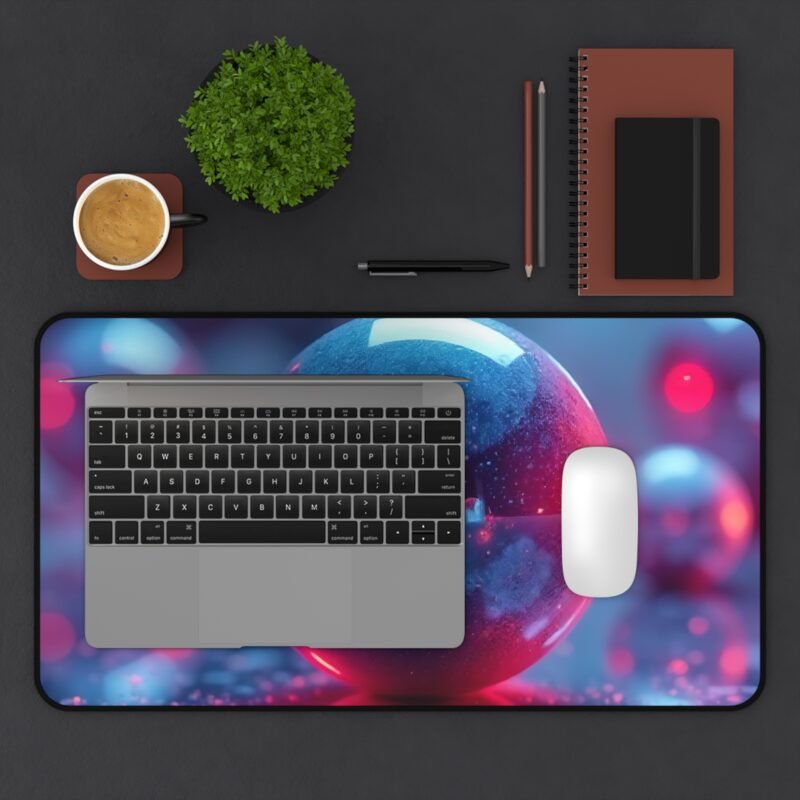 Futuristic Desk Mat with Neon Constellation Design for Creative Inspiration - Image 7