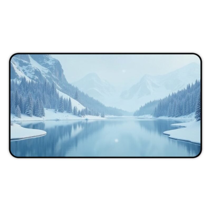 Winter Wonderland Nature Desk Mat for a Serene and Focused Workspace - Image 5
