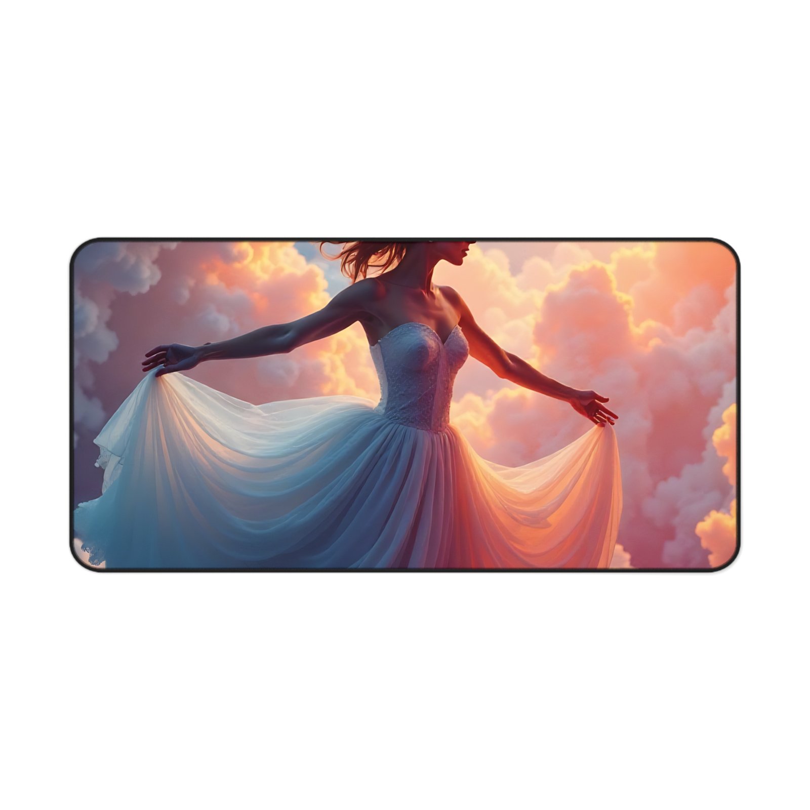 Aesthetic Desk Mat with Dreamy Cloud Design for Creative Workspaces - Image 9