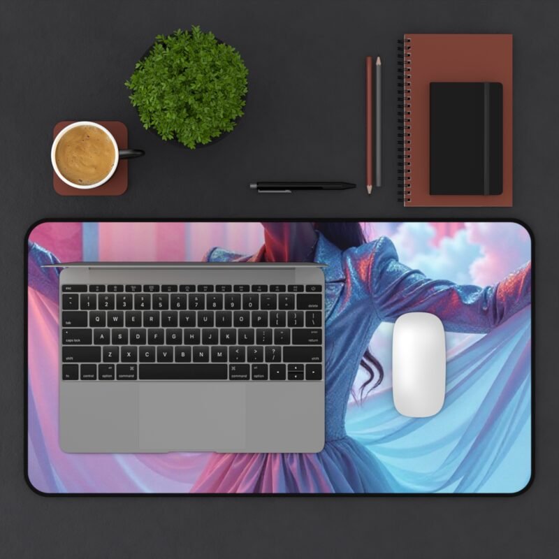 Artistic Desk Mat with Surreal Cloudscape and Elegant Design - Image 7