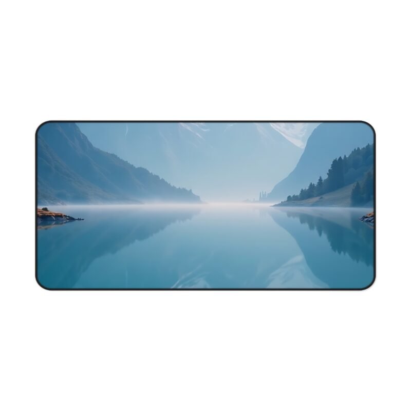 Nature Desk Mat with Serene Mountain Landscape and Relaxing Lake Reflection - Image 9