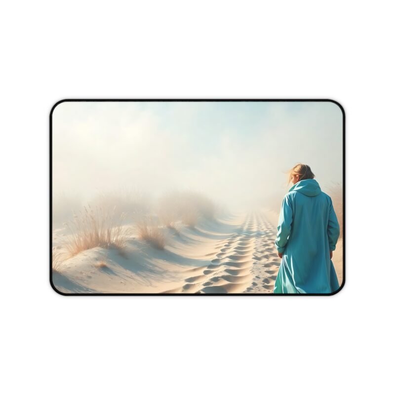 Serene Sand Dunes Desk Mat for Creators – Inspiring and Tranquil Workspace Decor