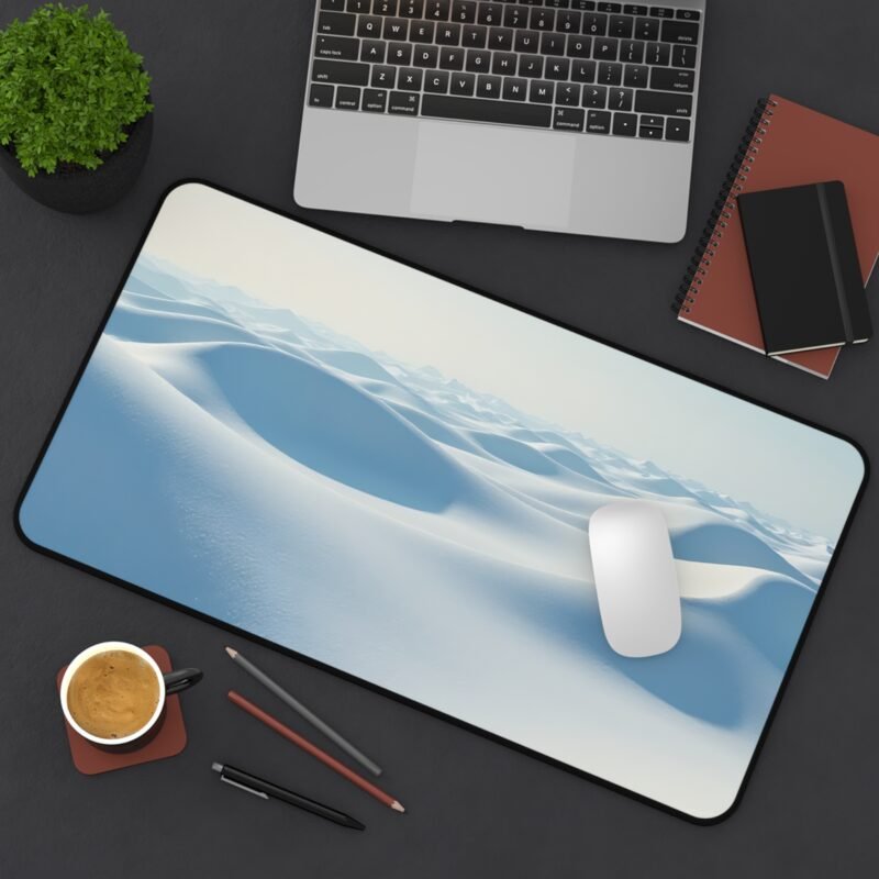 Winter Desk Mat with Serene Snowscape Design for Calm and Productive Workspaces - Image 8