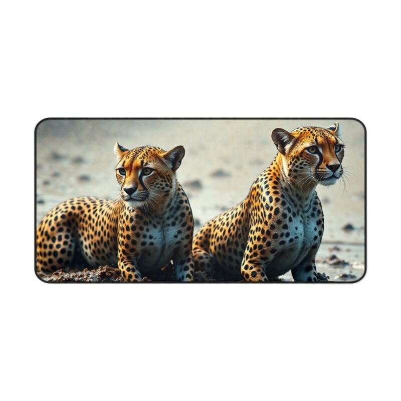 Majestic Leopard Wildlife Desk Mat for Nature-Inspired Workspace Decor - Image 9