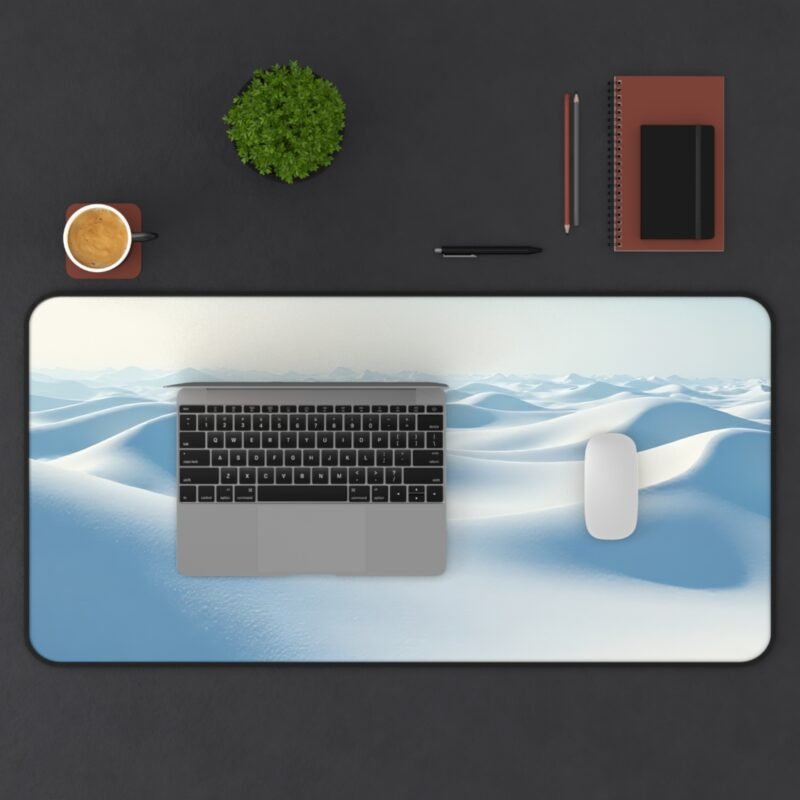 Winter Desk Mat with Serene Snowscape Design for Calm and Productive Workspaces - Image 11