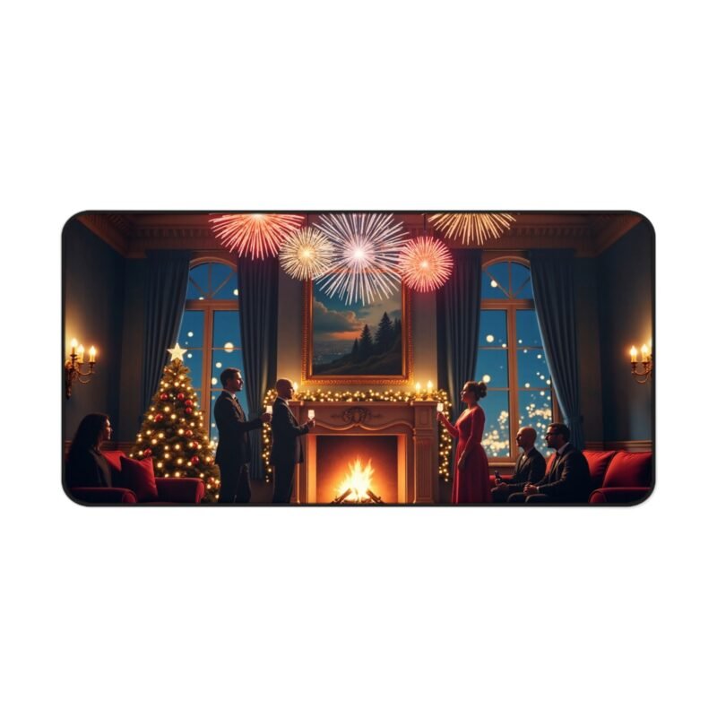 Luxury Christmas Desk Mat with Elegant Festive Design for Sophisticated Workspaces - Image 9