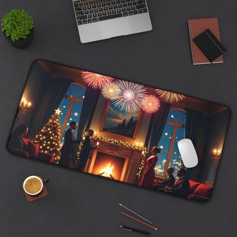 Luxury Christmas Desk Mat with Elegant Festive Design for Sophisticated Workspaces - Image 12