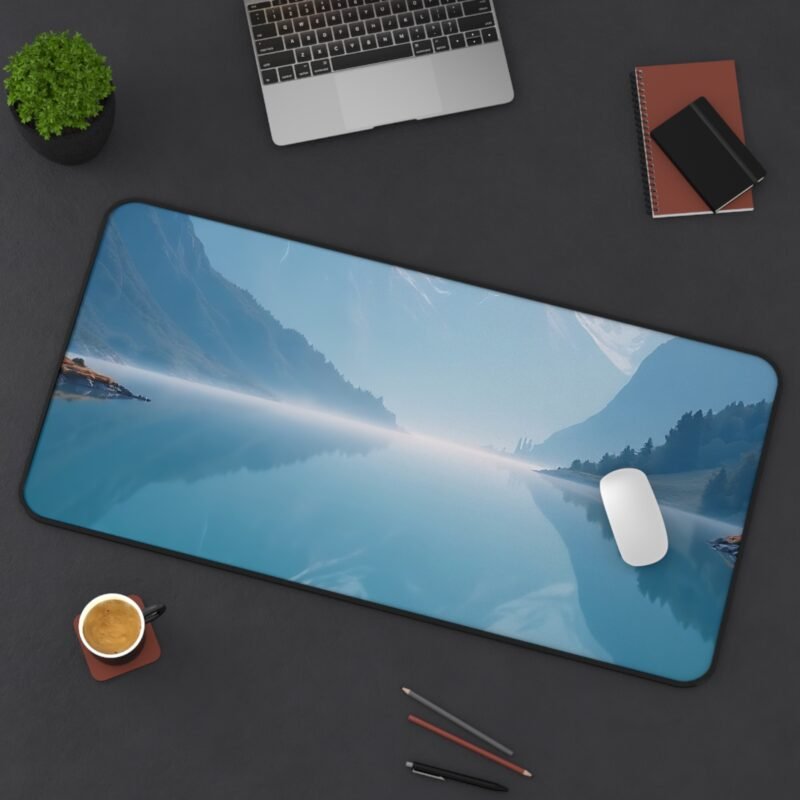 Nature Desk Mat with Serene Mountain Landscape and Relaxing Lake Reflection - Image 12
