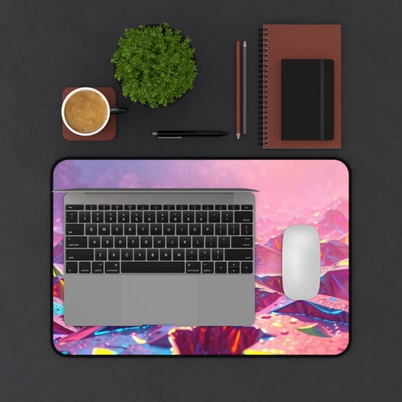 Iridescent Desk Mat for Creatives – Vibrant Workspace Accessory for Artists and Designers - Image 3