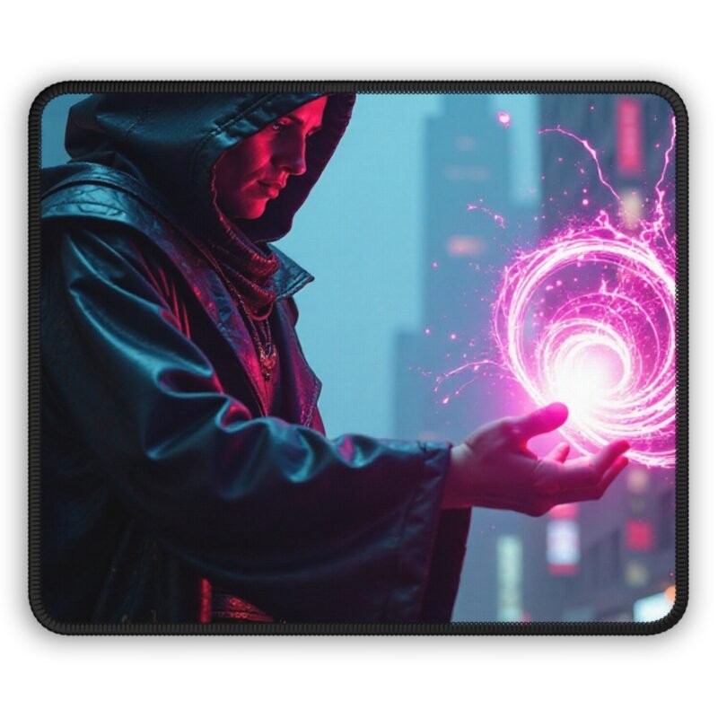 Fantasy Gaming Mouse Pad with Enchanted Mage Design for Ultimate Immersion