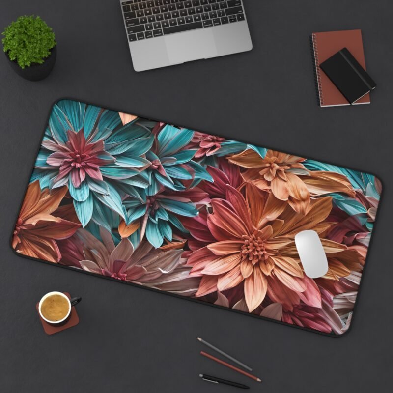 Floral Desk Mat for a Vibrant and Tranquil Workspace - Image 12