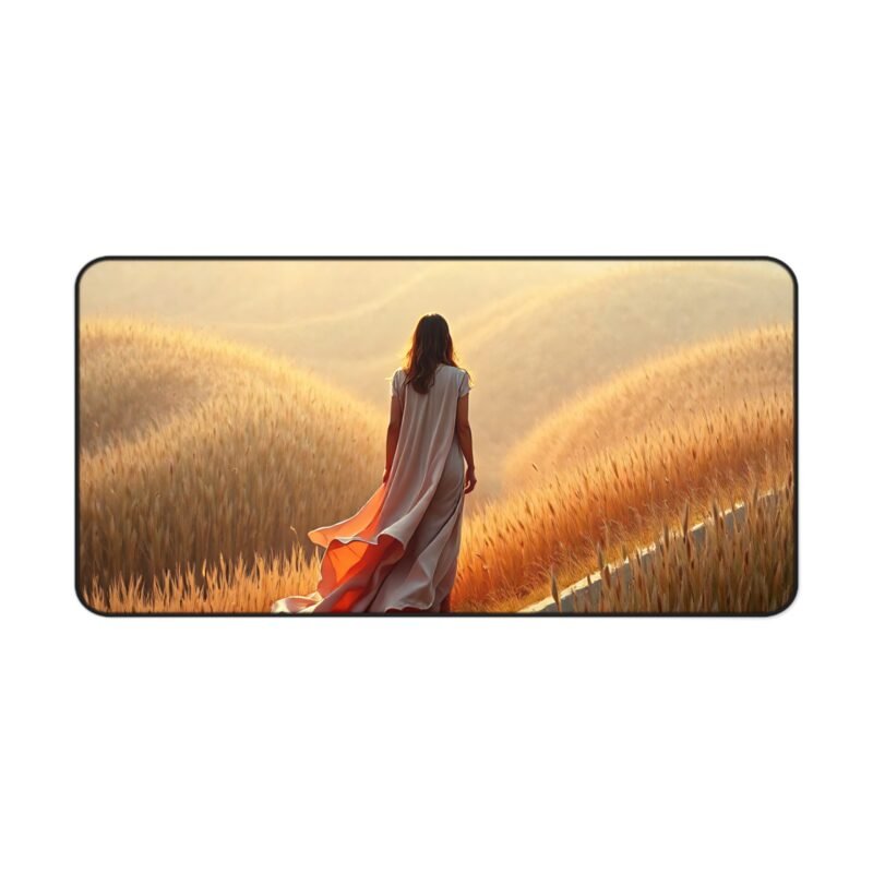 Golden Sunset Nature Desk Mat - Serene Landscape for a Calming Workspace - Image 9