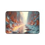 Ethereal Canyon Desk Mat for Adventurous and Inspiring Workspaces