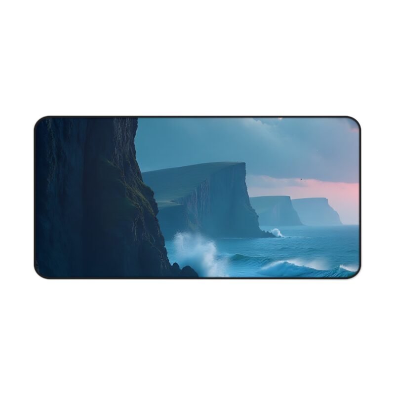 Coastal Desk Mat with Sunset Cliff Design for Inspiring and Serene Workspaces - Image 9