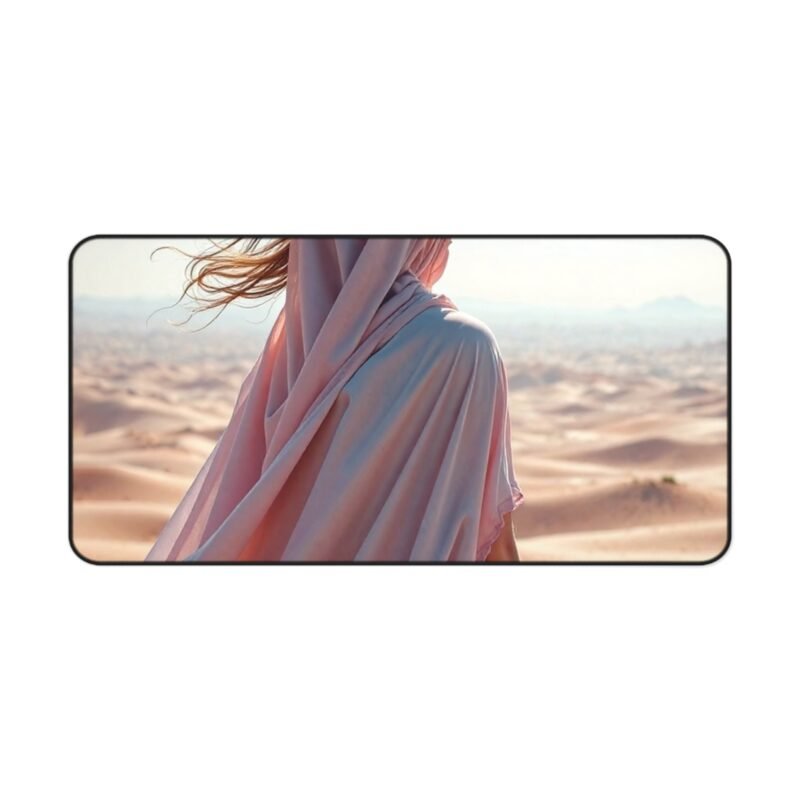 Desert Desk Mat with Wanderer Design for Inspirational Workspace Decor - Image 9