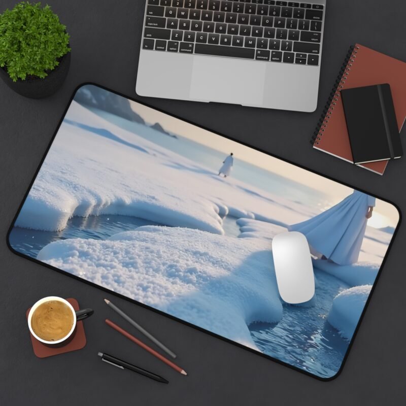 Winter Desk Mat with Serene Snowy Escape for a Calm and Focused Workspace - Image 8