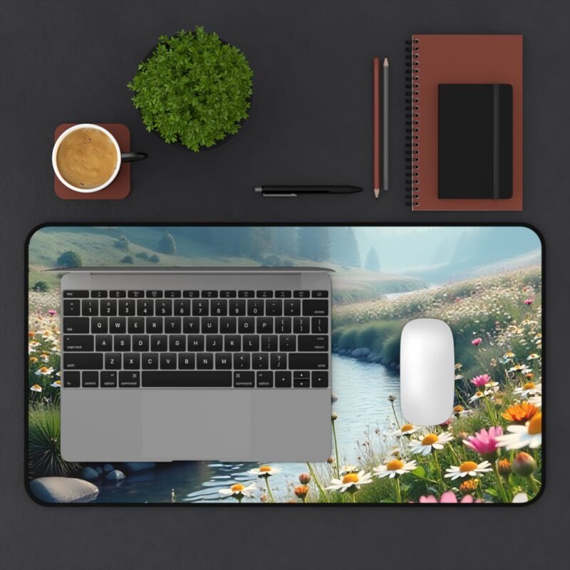 Nature Desk Mat with Tranquil Meadow Design for Inspiring Workspaces - Image 7