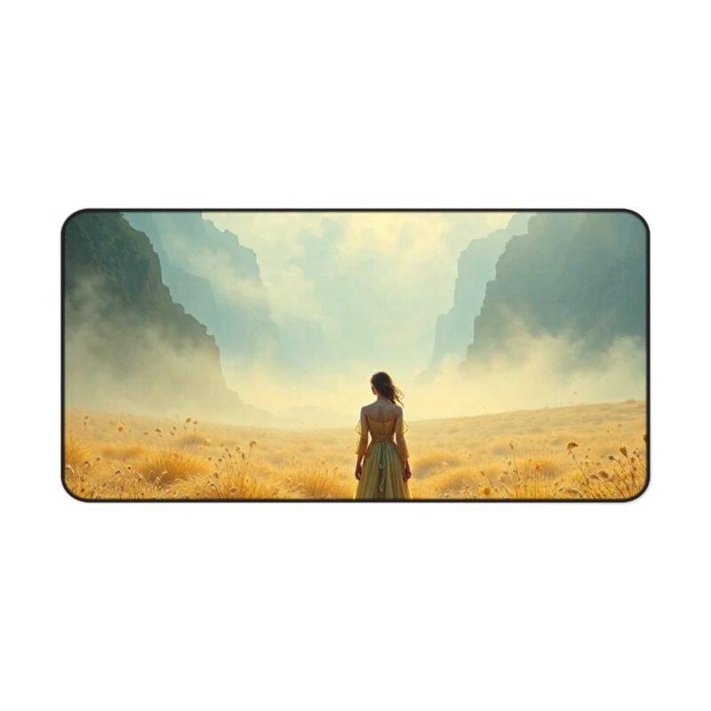 Fantasy Desk Mat with Mystical Moonlit Valley Design for Dreamy Workspaces - Image 9