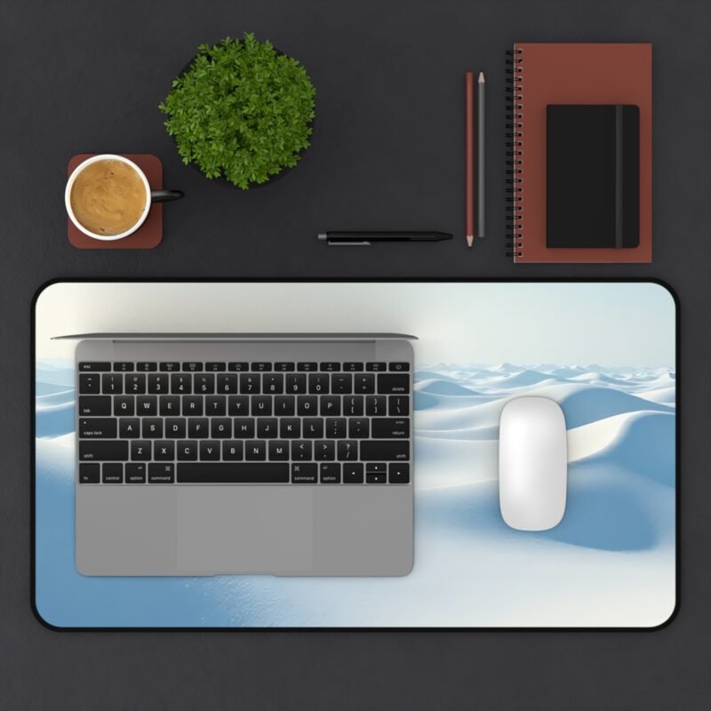Winter Desk Mat with Serene Snowscape Design for Calm and Productive Workspaces - Image 7