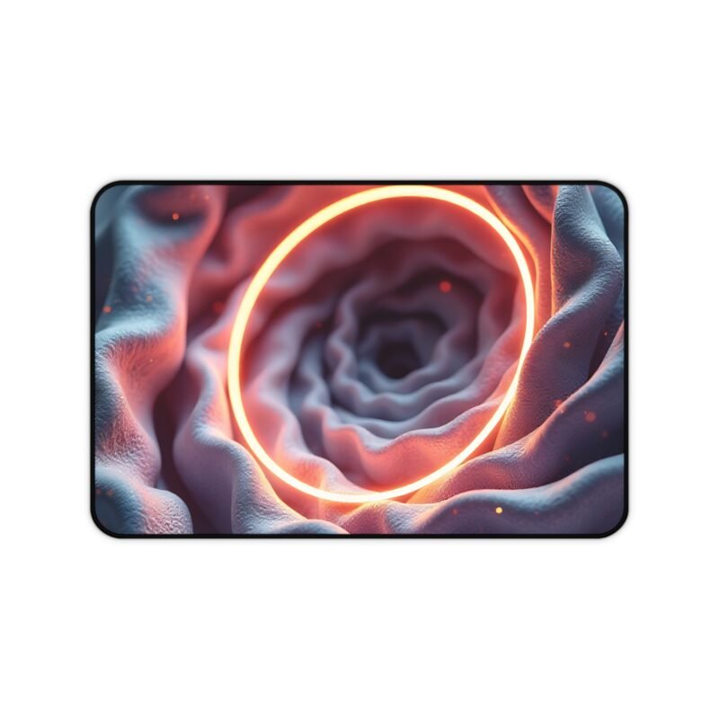 Galaxy Mouse Pad with Cosmic Vortex Design for Celestial Workspaces