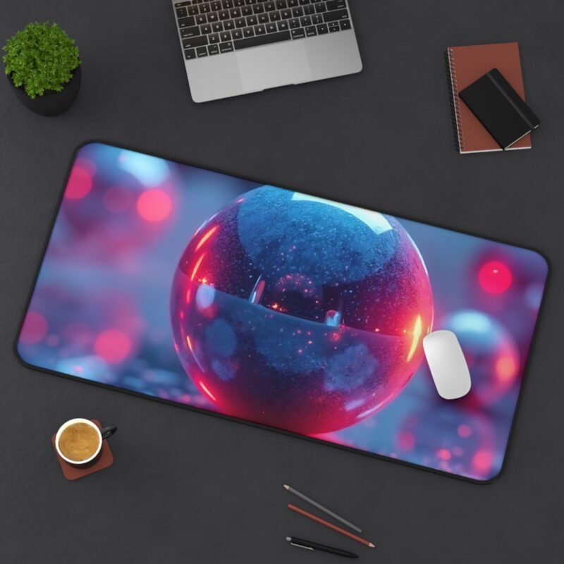 Futuristic Desk Mat with Neon Constellation Design for Creative Inspiration - Image 12