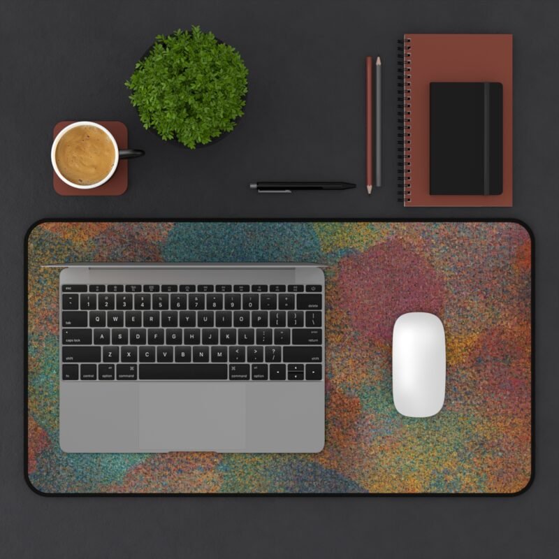 Abstract Art Desk Mat - Vibrant Artistic Design for Creative Workspaces - Image 7