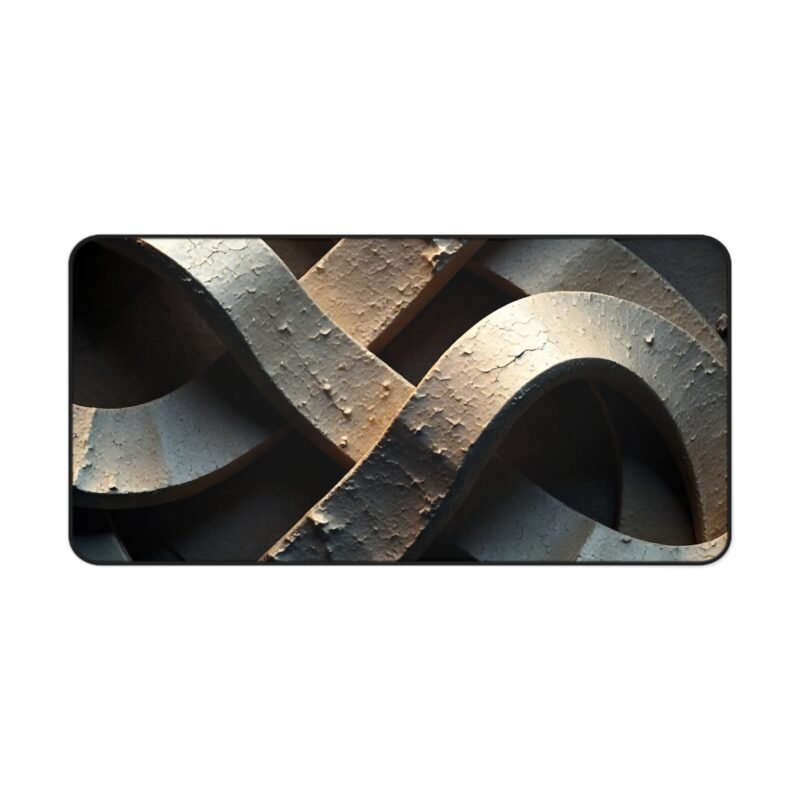 Modern Desk Mat with Sculpted Stone Design for Stylish Workspaces - Image 9