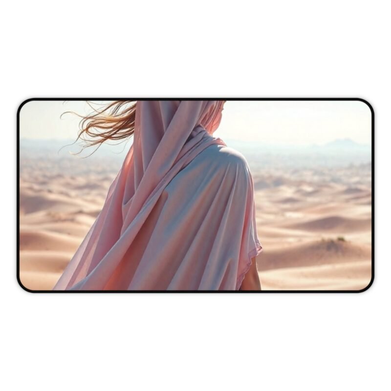 Desert Desk Mat with Wanderer Design for Inspirational Workspace Decor - Image 5