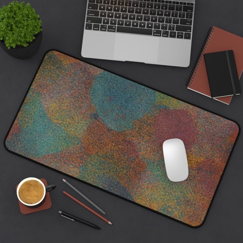 Abstract Art Desk Mat - Vibrant Artistic Design for Creative Workspaces - Image 8