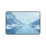 Winter Wonderland Nature Desk Mat for a Serene and Focused Workspace