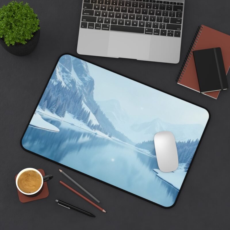Winter Wonderland Nature Desk Mat for a Serene and Focused Workspace - Image 4