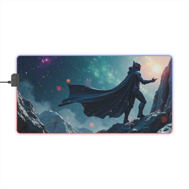 Cosmic Gaming Mouse Pad with Interstellar Voyager Design for Epic Sci-Fi Adventures