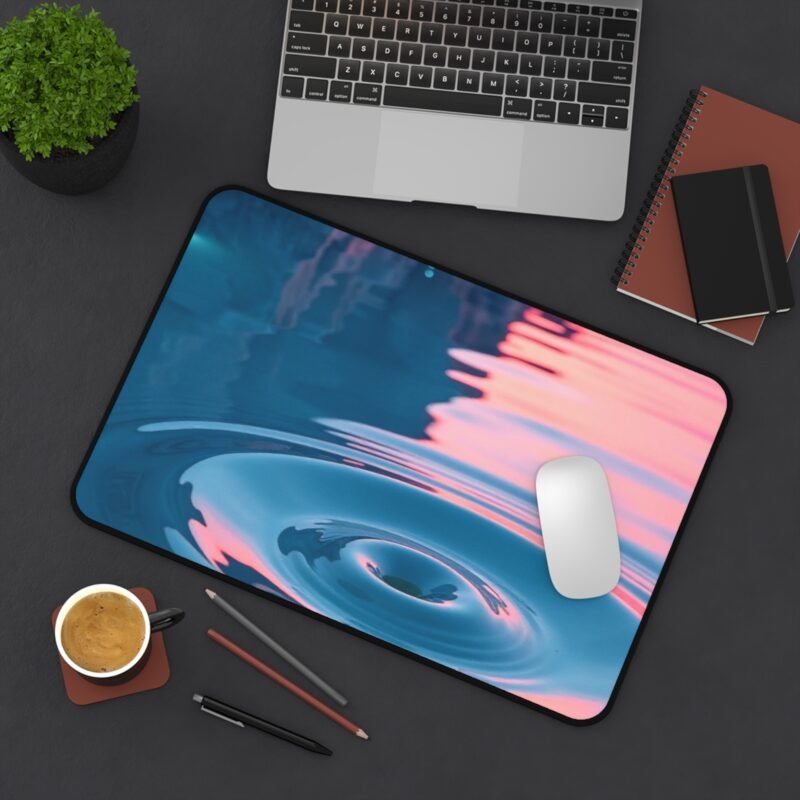 Calming Desk Mat with Serene Ripple Design for a Peaceful Workspace - Image 4