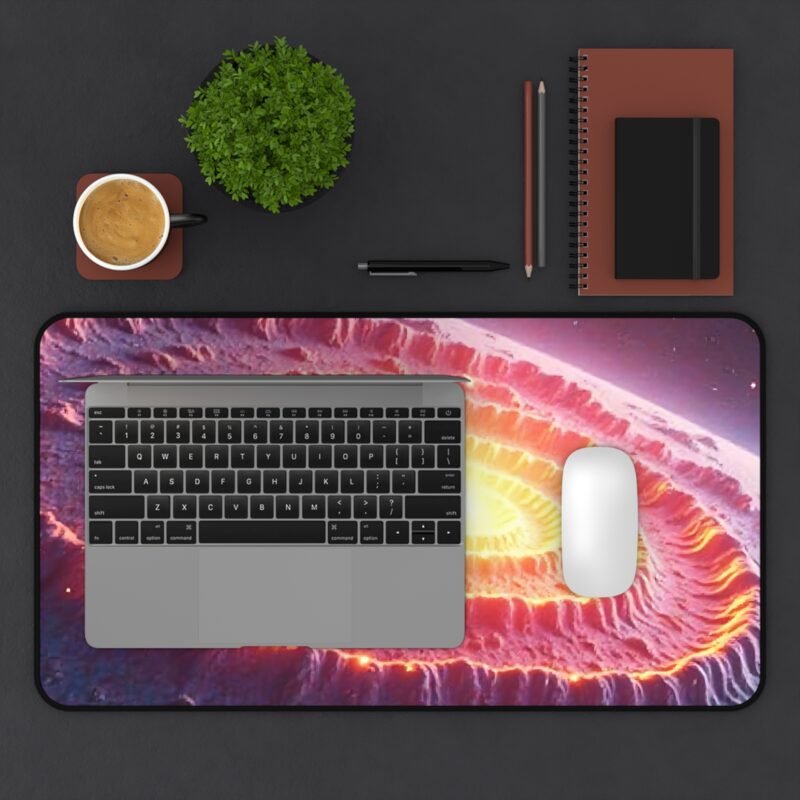 Fiery Galaxy Desk Mat for Sci-Fi Enthusiasts and Astronomers - Image 7