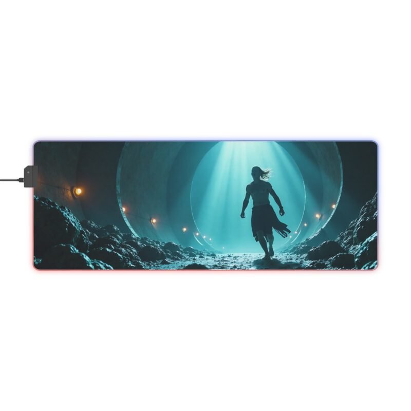 RGB Gaming Mouse Pad with Non-Slip Base and Stunning LED Light Modes for Ultimate Gaming Experience - Image 5