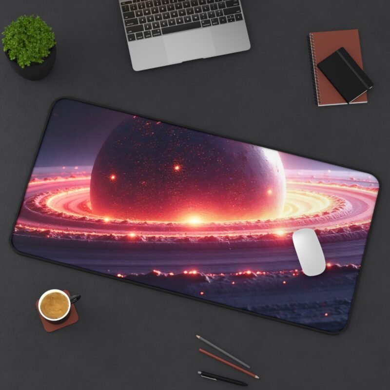 Galaxy Desk Mat Cosmic Planet Design for Creative Workspaces and Star Gazers - Image 12