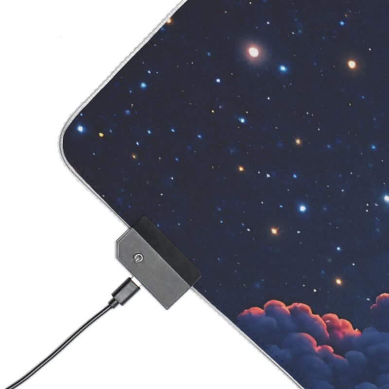 Galaxy Gaming Mouse Pad with Ruby Cloud Design for Precision and Immersive Gameplay - Image 7