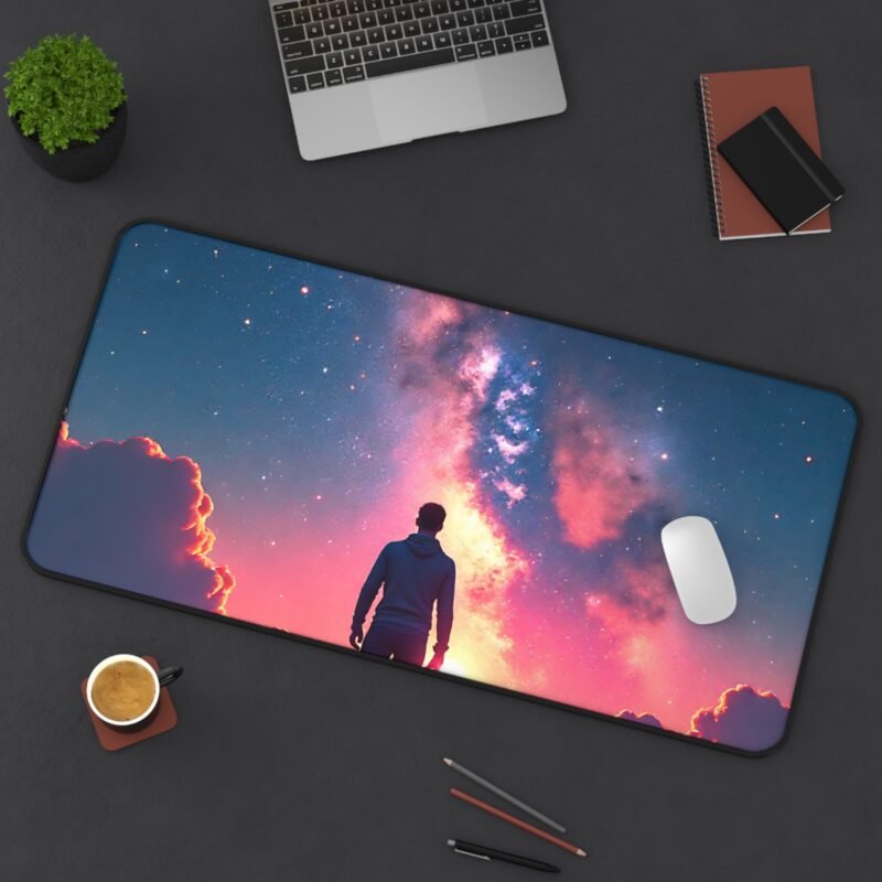 Starry Galaxy Desk Mat for Work, Gaming, and Creative Inspiration - Image 12