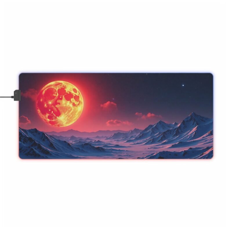 Galaxy Gaming Mouse Pad Extra-Large Lunar Eclipse Design for Precision and Immersive Gameplay - Image 9