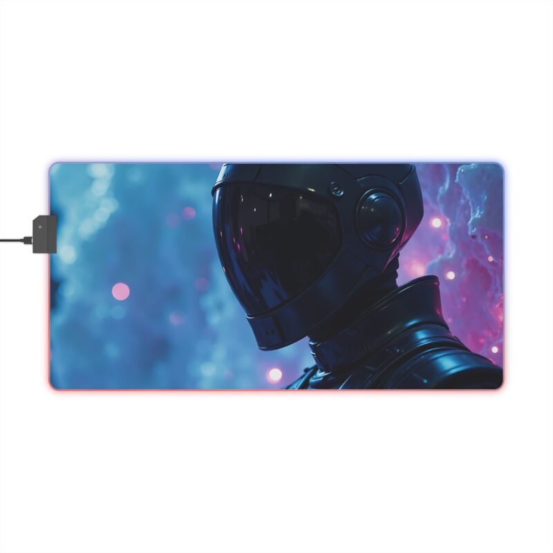 Astronaut Gaming Mouse Pad with Cosmic Design for Enhanced Gaming Setup